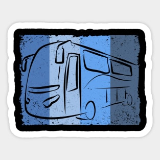 Bus bus driver school bus autobus Sticker